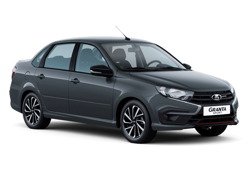 Купить Lada Granta Sport Седан в Волгограде - СЕРЕБРИСТО-ТЕМНО-СЕРЫЙ "БОРНЕО" (633) - МЕТАЛЛИК